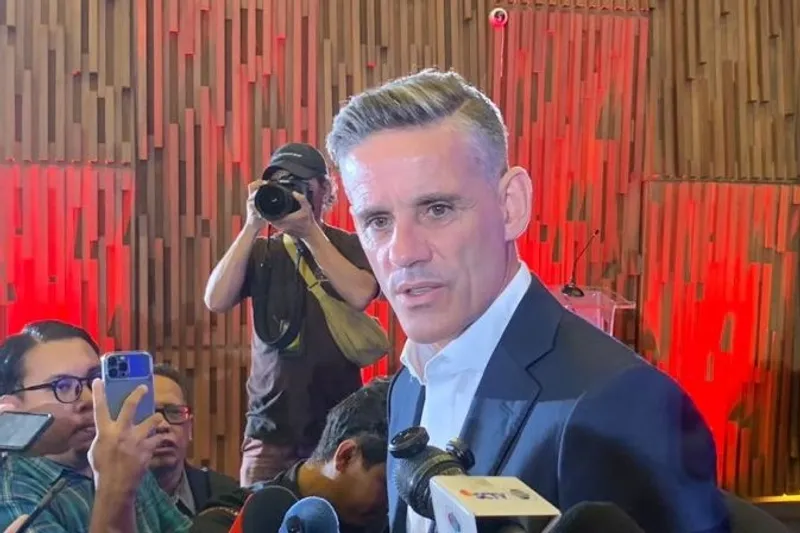 Pelatih kepala timnas Indonesia John Herdman 