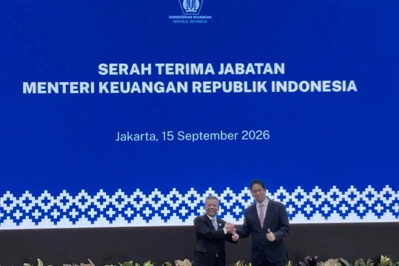 Purbaya Yudhi Sadewa resmi menyerahkan jabatan Menteri Keuangan kepada Suahasil Nazara
