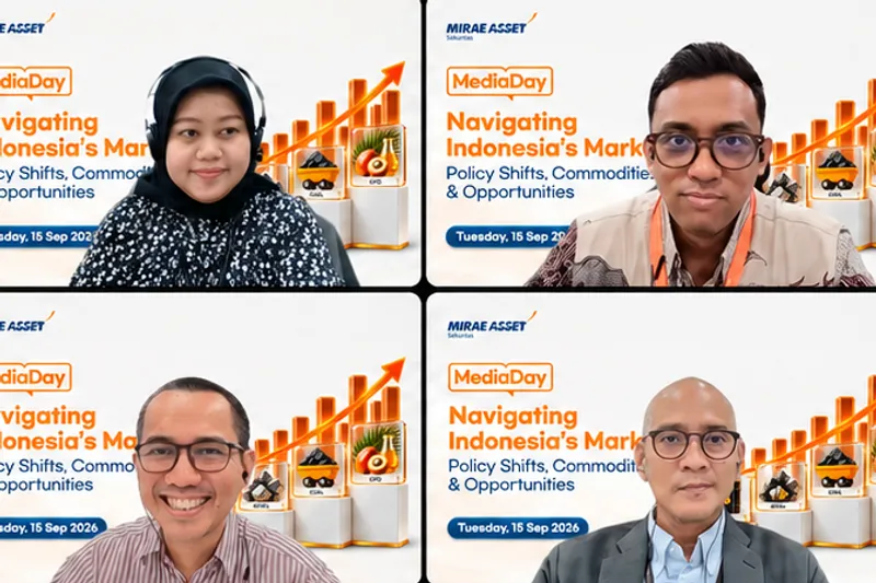 Konferensi pers daring PT Mirae Asset Sekuritas Indonesia