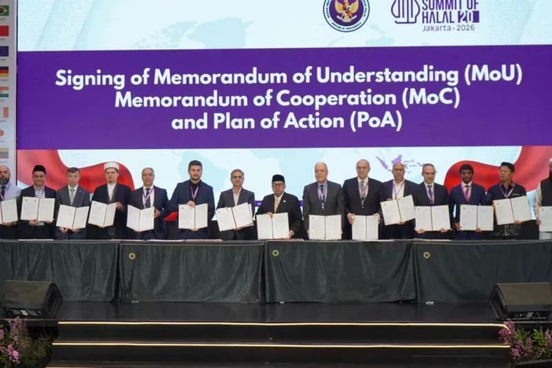 Penandatanganan MoU antara BPJPH dengan lembaga halal luar negeri