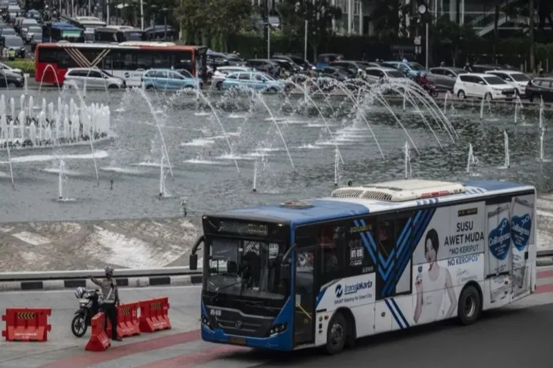 Bus Transjakarta koridor 1 Blok M-Kota 
