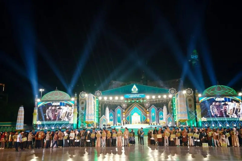 Suasana acara penutupan Musabaqah Tilawatil Qur'an (MTQ) XXXI Jawa Tengah