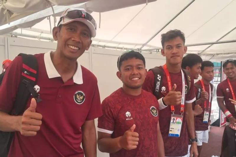 Tim soft tenis beregu putra Indonesia 