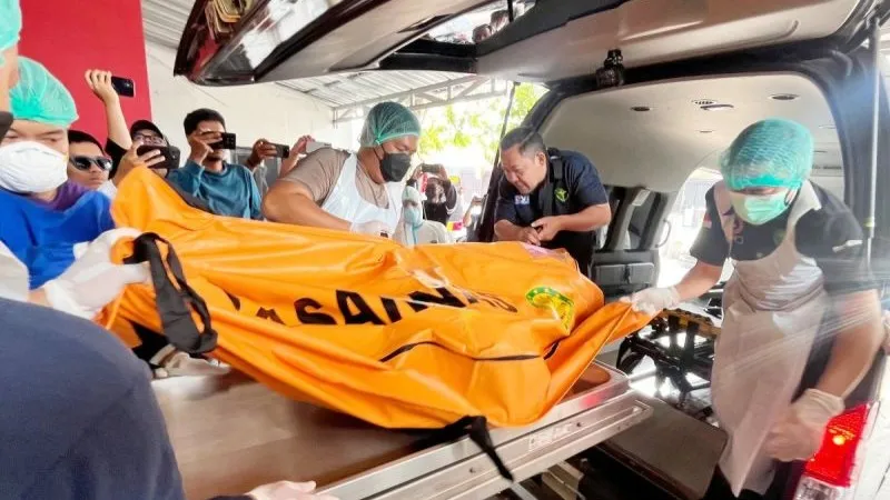 Jenazah korban Kapal Virgo 