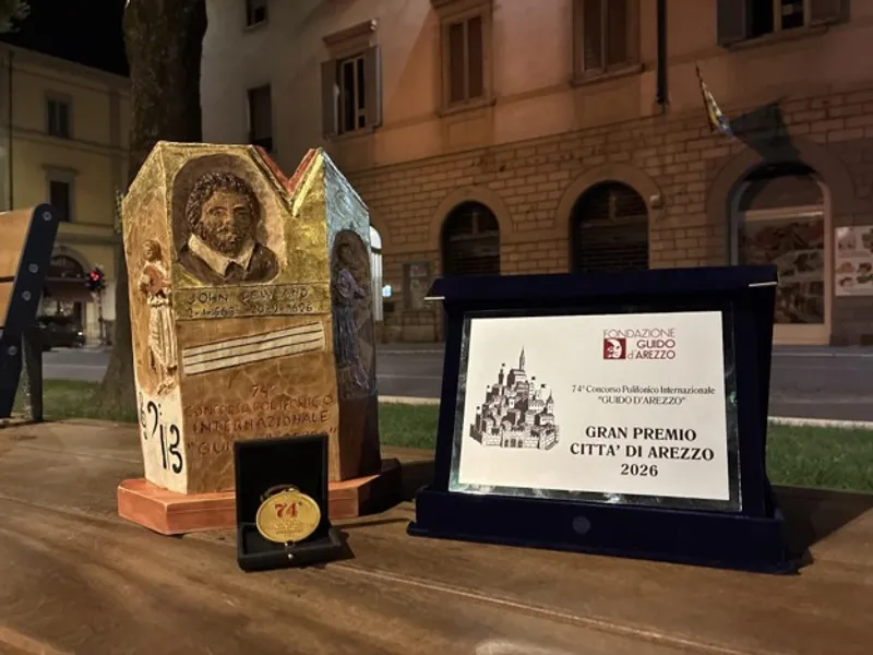 Telyu Choir2 Piala Grand Prize “Citta di Arezzo”. IVOOX.ID/Sumber: Telkom University Choir