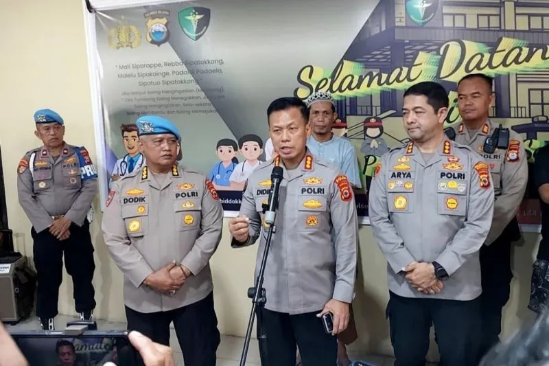Kabid Humas Polda Sulsel Kombes Pol Didik Supranoto 