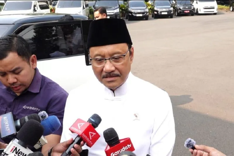 Sekjen PBNU yang juga Menteri Sosial Saifullah Yusuf 
