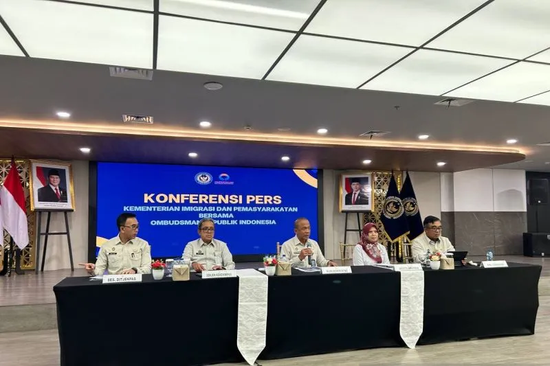 Itjen Kemenimipas menggelar konferensi pers 
