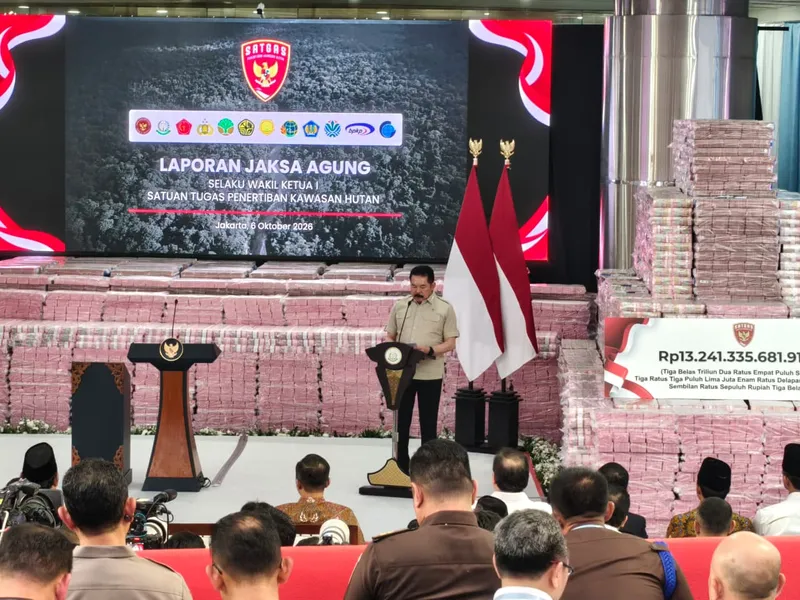 Kejagung bersama Satuan Tugas Penertiban Kawasan Hutan (Satgas PKH)