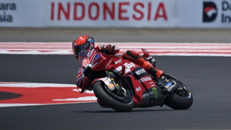 Pembalap Ducati Lenovo Team Marc Marquez