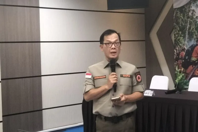 Plt Kepala Pusat Data, Informasi, dan Komunikasi Kebencanaan BNPB Berton SP Panjaitan 