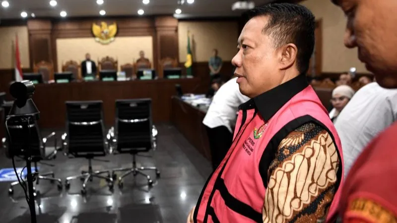 Terdakwa kasus dugaan pemerasan dan tindak pidana pencucian uang (TPPU) Febrie Adriansyah