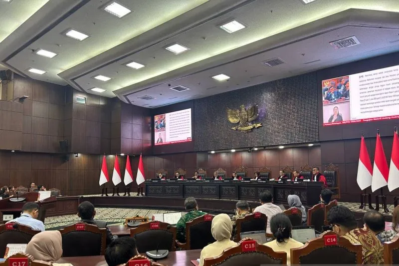 Mahkamah Konstitusi menggelar sidang 