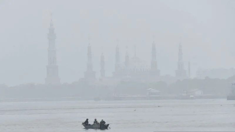 Situasi kabut asap di Samarinda