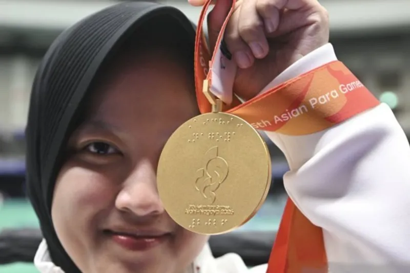 Atlet boccia Indonesia Gischa Zayana 