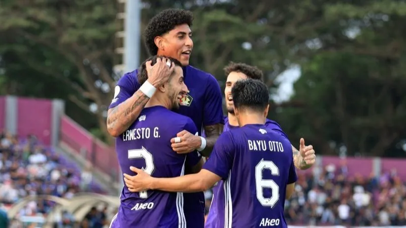 Pesepak bola Persik Kediri Ernesto Gomez Munoz 