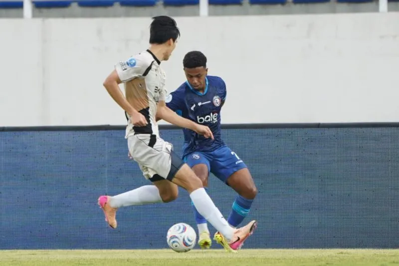 Pemain Arema FC Gabriel Silva 