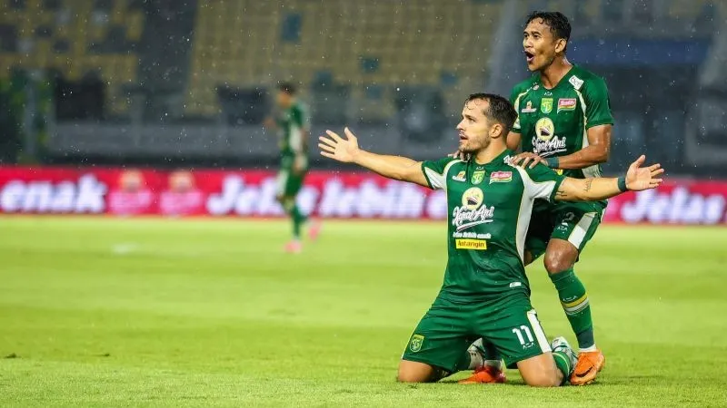 Pesepak bola Persebaya Surabaya Miguel Pereira