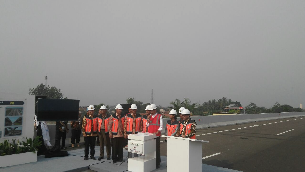 Peresmian Jalan Tol Becakayu
