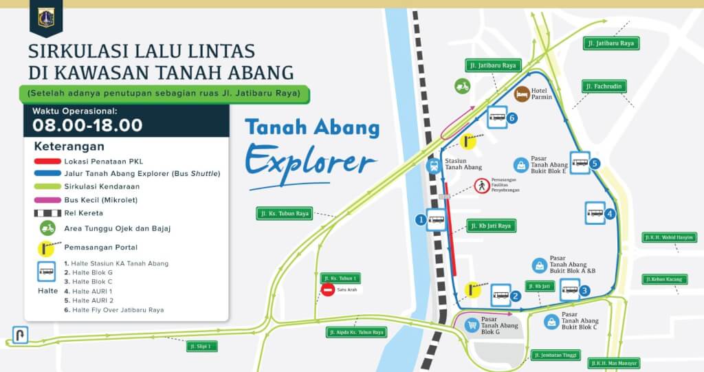 Anies Baswedan Mengumumkan Proyek Tanah Abang Explorer