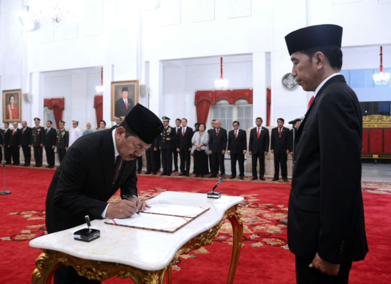 Djoko Setiadi Resmi Dilantik Sebagai Kepala Badan Siber dan Sandi Negara