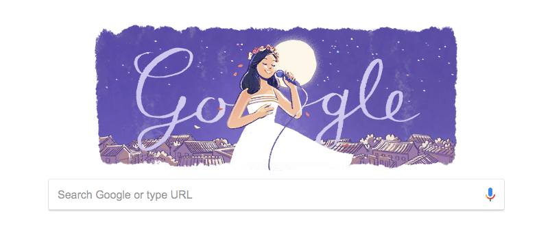 Siapakah Sosok Teresa Teng di Google Doodle Hari Ini?