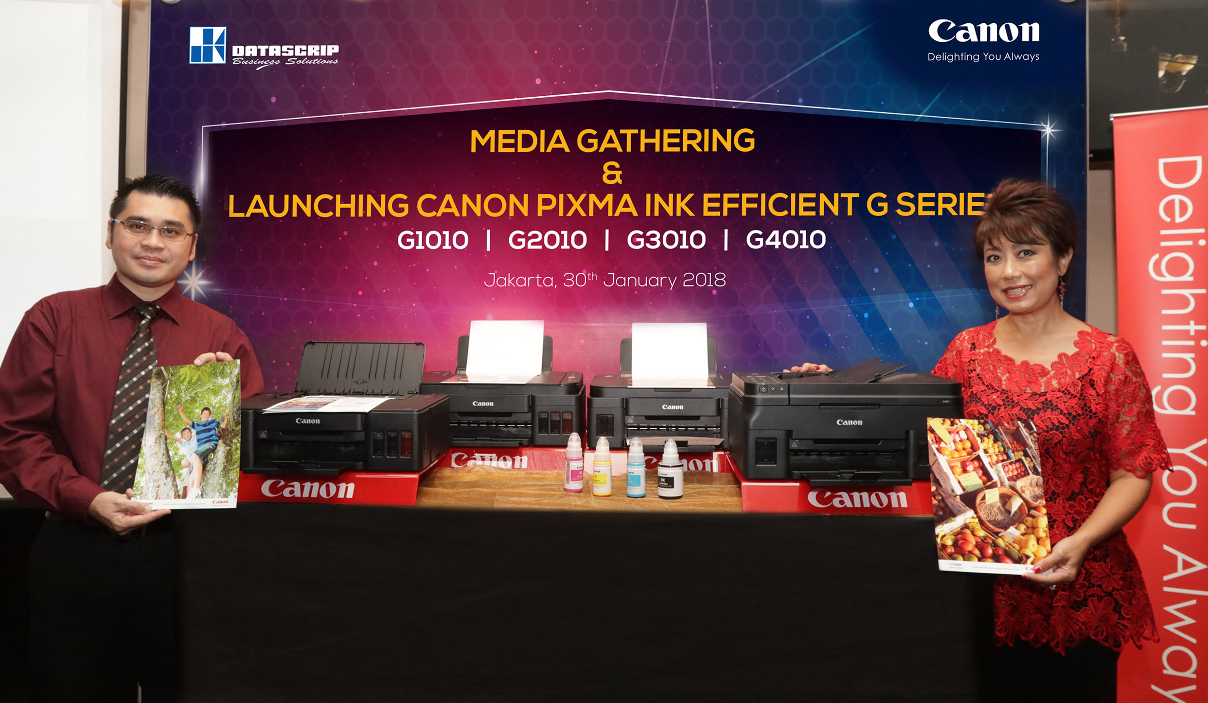 Canon Hadirkan Generasi Terbaru Printer PIXMA Ink Efficient G-series Cetak Banyak, Murah dan Berkualitas