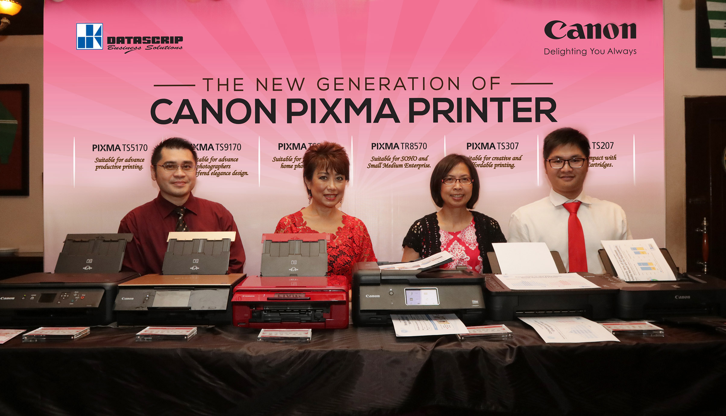 PELUNCURAN PRINTER CANON PIXMA INK EFFICIENT G-SERIES: G1010, G2010, G3010 dan G4010