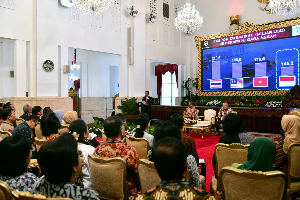 Presiden Jokowi Kecewa Nilai Ekspor Indonesia Masih Tertinggal