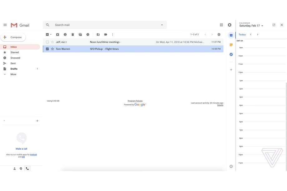 Melihat Tampilan Terbaru dari Gmail