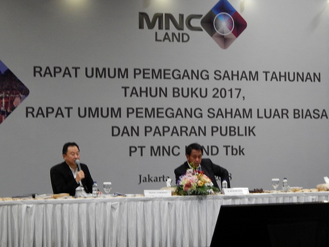 MNC Land Menganggarkan Dana Rp2,5 Triliun Untuk Capex