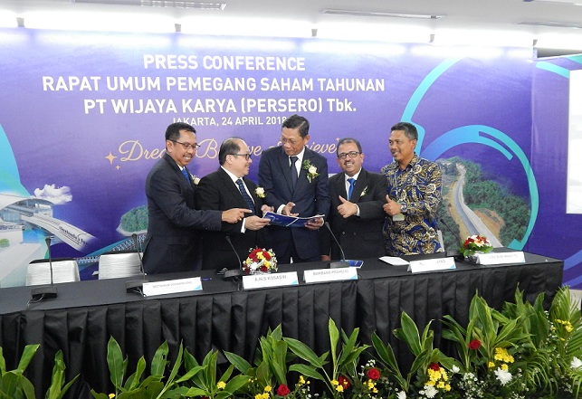 WIKA Menyetujui Pembagian Dividen Tunai Rp240,41 Miliar