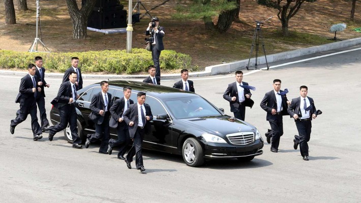 kim jong un motorcade