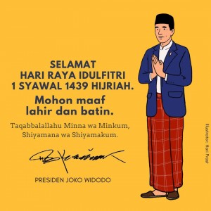 Ucapan-Idulfitri jokowi