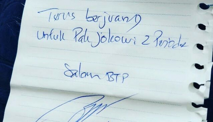Ahok Dukung Jokowi Dua Periode