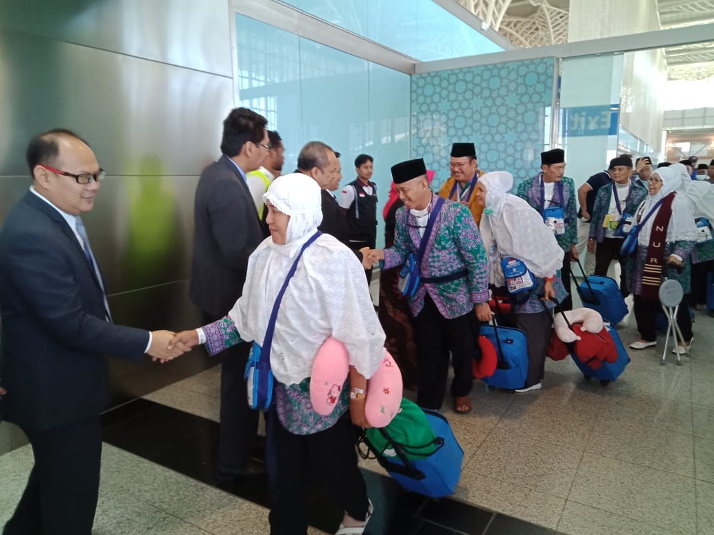 jamaah haji kloter pertama
