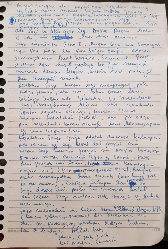 surat eni m saragih
