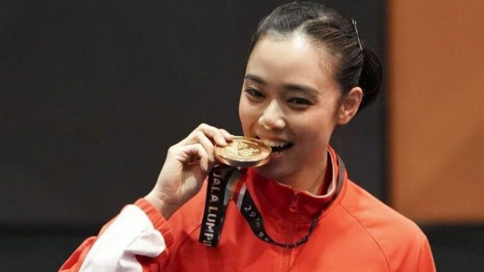 Lindswell Kwook Raih Emas Kedua untuk Indonesia