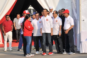 Usai Ikuti Senam Poco Poco Presiden Jokowi Hadiri Acara Harmoni Indonesia 2018