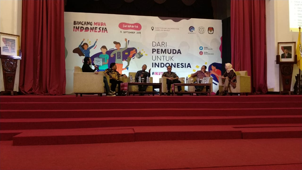 Kominfo: Menjelang Pemilu 2019, Generasi Milenial diminta Agar Tidak Mudah terhasut