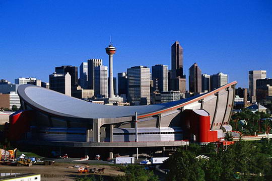 Calgary's Saddledome Calgary, Alberta, Canada
