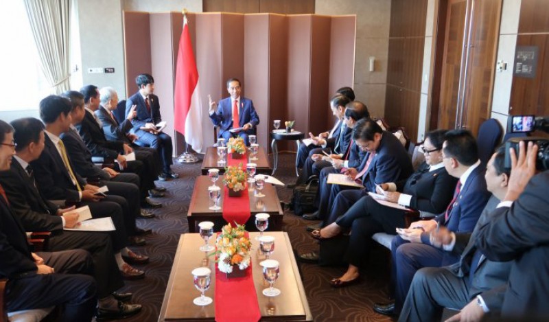 presiden Jokowi di seoul
