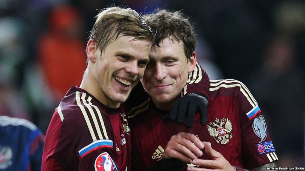 Alexander Kokorin dan Pavel Mamayev