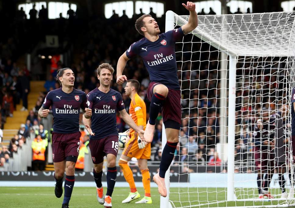 arsenal menang atas fulham