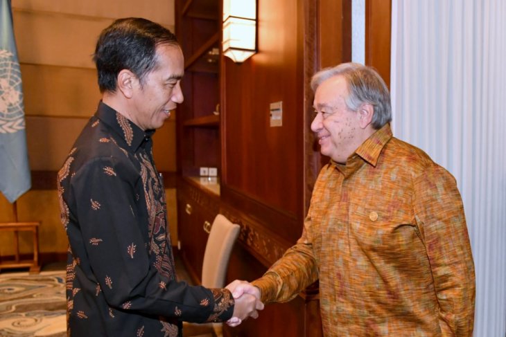 jokowi dan antonio gutteres