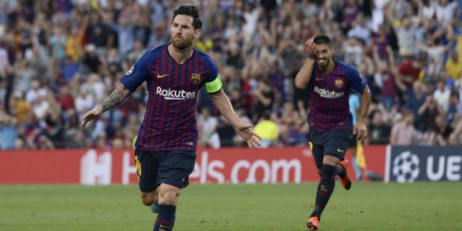 lionel messi -barca vs hotspur