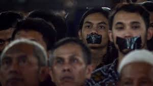 Orasi Ilmiah Wapres Kalla di Unisba Diwarnai Aksi Tutup Mulut Mahasiswa