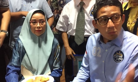 sandiaga dan mien uno