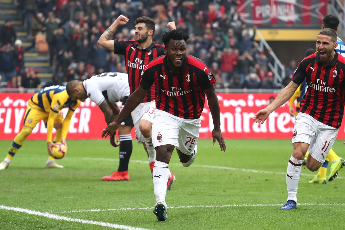 Franck Kessie - milan vs parma