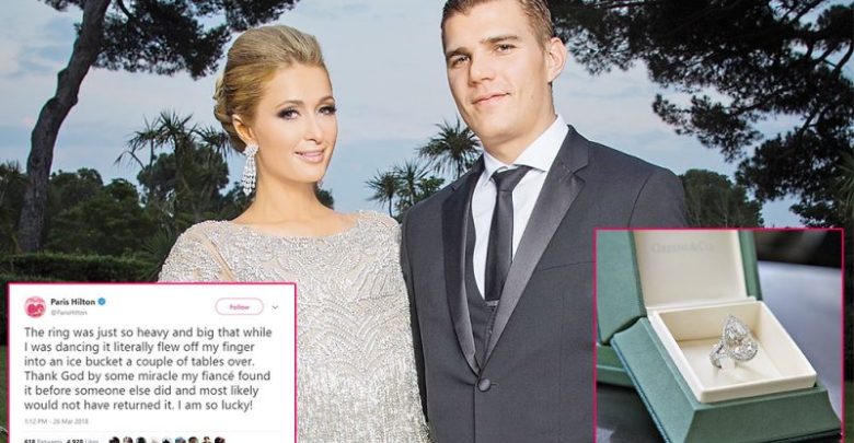 Paris-Hilton-dan-mantan-kekasih-Chris-Zylka-serta-cincin-berlian-Rp-27-Milyar-e1545614158171